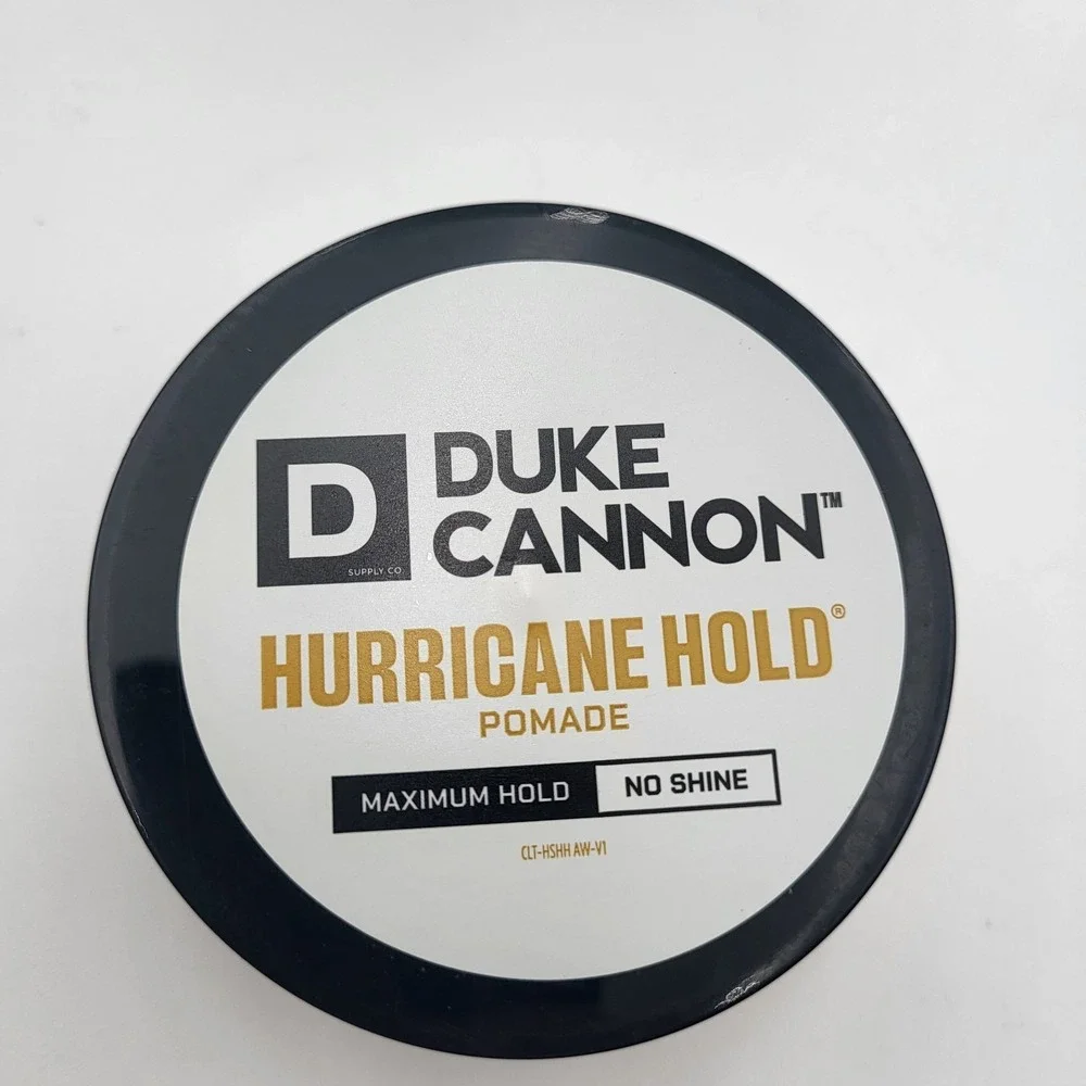 Set of 4 Duke Cannon Hurricane Hold‎ Pomade Maximum Hold No Shine 2oz